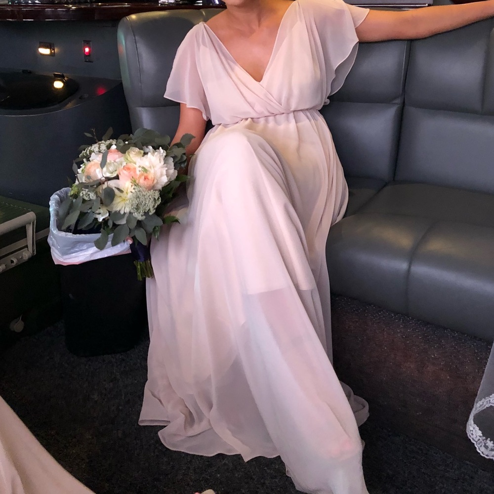 Nude Bridesmaid Dress